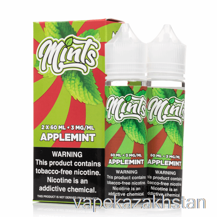 Vape Disposable Applemint - Mints Vape Co - 120mL 6mg